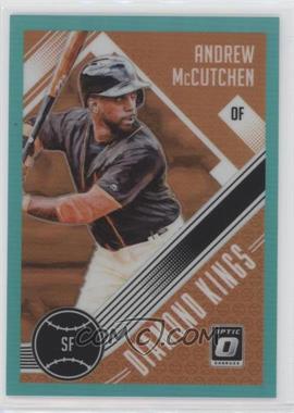 2018 Panini Donruss Optic - [Base] - Aqua Prizm #24 - Diamond Kings - Andrew McCutchen /299