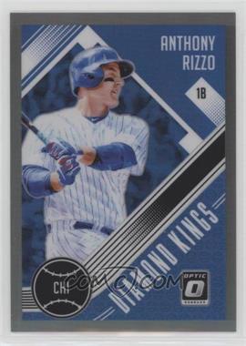 2018 Panini Donruss Optic - [Base] - Black Prizm #1 - Diamond Kings - Anthony Rizzo /25