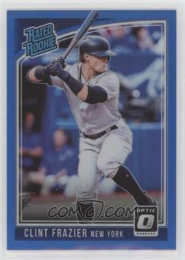 2018 Panini Donruss Optic - [Base] - Blue Prizm #33.1 - Rated Rookie - Clint Frazier ("Clint Frazier") /149