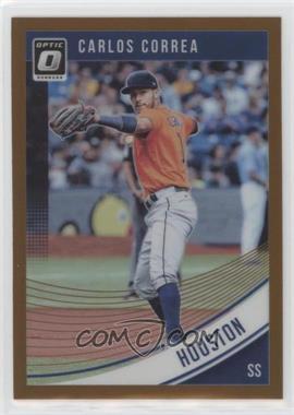 2018 Panini Donruss Optic - [Base] - Bronze Prizm #129 - Carlos Correa