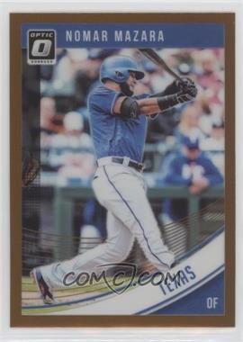 2018 Panini Donruss Optic - [Base] - Bronze Prizm #151 - Nomar Mazara