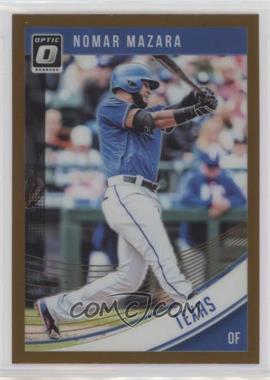 2018 Panini Donruss Optic - [Base] - Bronze Prizm #151 - Nomar Mazara