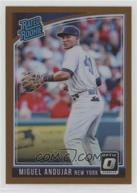 2018 Panini Donruss Optic - [Base] - Bronze Prizm #31.1 - Rated Rookie - Miguel Andujar ("New York")