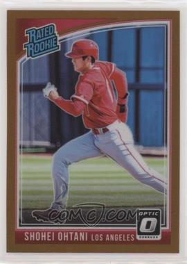 2018 Panini Donruss Optic - [Base] - Bronze Prizm #56.2 - Rated Rookie Variation - Shohei Ohtani (Running) [EX to NM]