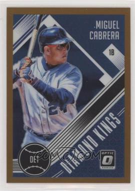 2018 Panini Donruss Optic - [Base] - Bronze Prizm #9 - Diamond Kings - Miguel Cabrera