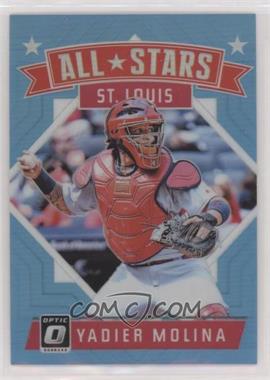 2018 Panini Donruss Optic - [Base] - Carolina Blue Prizm #174 - All-Stars - Yadier Molina /50