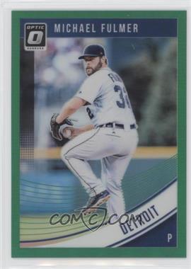 2018 Panini Donruss Optic - [Base] - Green Prizm #92 - Michael Fulmer /5