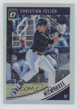 2018 Panini Donruss Optic - [Base] - Holo Prizm #101 - Christian Yelich