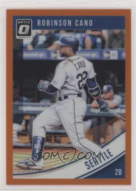 2018 Panini Donruss Optic - [Base] - Orange Prizm #137 - Robinson Cano /199