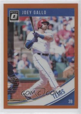 2018 Panini Donruss Optic - [Base] - Orange Prizm #150 - Joey Gallo /199