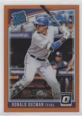 2018 Panini Donruss Optic - [Base] - Orange Prizm #49 - Rated Rookie - Ronald Guzman /199