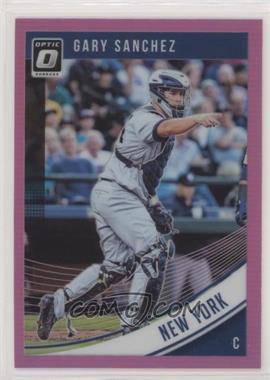 2018 Panini Donruss Optic - [Base] - Pink Prizm #116 - Gary Sanchez