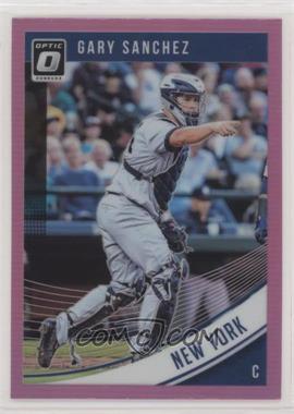 2018 Panini Donruss Optic - [Base] - Pink Prizm #116 - Gary Sanchez