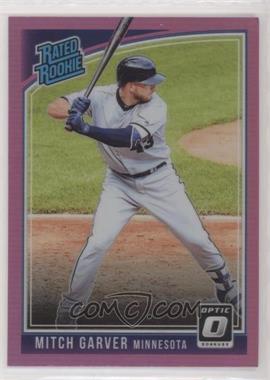 2018 Panini Donruss Optic - [Base] - Pink Prizm #61 - Rated Rookie - Mitch Garver [EX to NM]