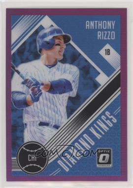 2018 Panini Donruss Optic - [Base] - Purple Prizm #1 - Diamond Kings - Anthony Rizzo