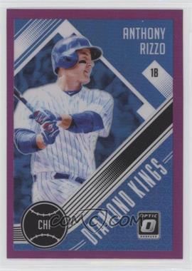 2018 Panini Donruss Optic - [Base] - Purple Prizm #1 - Diamond Kings - Anthony Rizzo