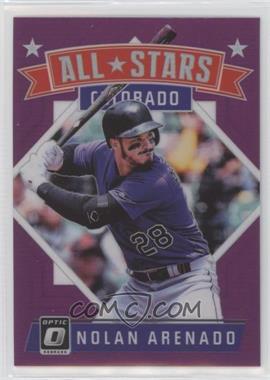 2018 Panini Donruss Optic - [Base] - Purple Prizm #175 - All-Stars - Nolan Arenado