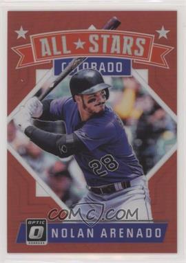 2018 Panini Donruss Optic - [Base] - Red Prizm #175 - All-Stars - Nolan Arenado /99