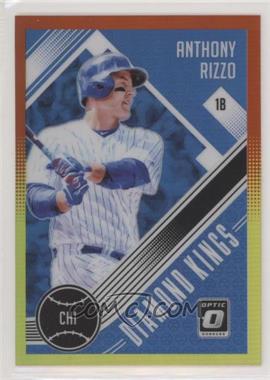 2018 Panini Donruss Optic - [Base] - Red and Yellow Prizm #1 - Diamond Kings - Anthony Rizzo