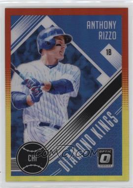 2018 Panini Donruss Optic - [Base] - Red and Yellow Prizm #1 - Diamond Kings - Anthony Rizzo