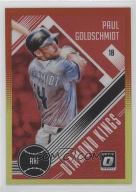 2018 Panini Donruss Optic - [Base] - Red and Yellow Prizm #22 - Diamond Kings - Paul Goldschmidt