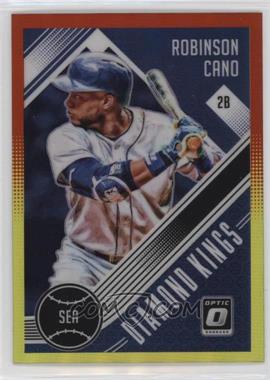 2018 Panini Donruss Optic - [Base] - Red and Yellow Prizm #29 - Diamond Kings - Robinson Cano