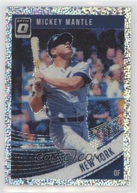 2018 Panini Donruss Optic - [Base] - White Sparkles Prizm #165.1 - Mickey Mantle ("Mickey Mantle")