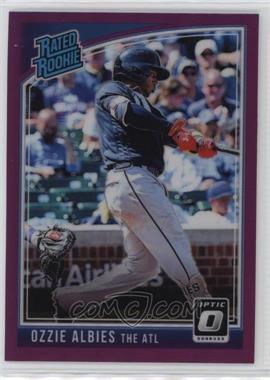 2018 Panini Donruss Optic - [Base] #36.2 - Rated Rookie Variation - Ozzie Albies ("The ATL")