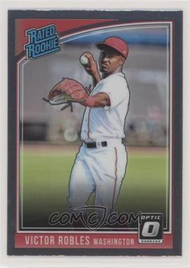 2018 Panini Donruss Optic - [Base] #42.2 - Rated Rookie Variation - Victor Robles (Ball Next to Face)