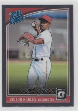 2018 Panini Donruss Optic - [Base] #42.2 - Rated Rookie Variation - Victor Robles (Ball Next to Face)