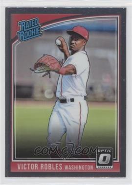 2018 Panini Donruss Optic - [Base] #42.2 - Rated Rookie Variation - Victor Robles (Ball Next to Face)