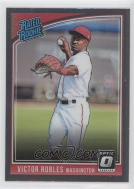 2018 Panini Donruss Optic - [Base] #42.2 - Rated Rookie Variation - Victor Robles (Ball Next to Face)