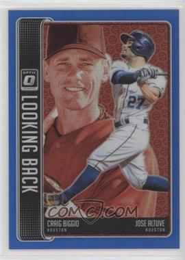 2018 Panini Donruss Optic - Looking Back - Blue Prizm #LB7 - Craig Biggio, Jose Altuve /149