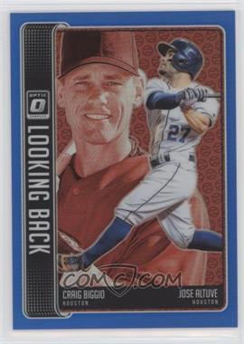 2018 Panini Donruss Optic - Looking Back - Blue Prizm #LB7 - Craig Biggio, Jose Altuve /149