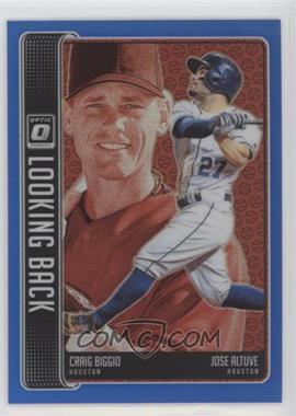 2018 Panini Donruss Optic - Looking Back - Blue Prizm #LB7 - Craig Biggio, Jose Altuve /149