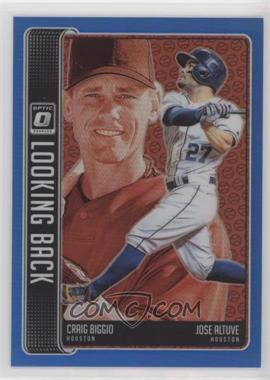 2018 Panini Donruss Optic - Looking Back - Blue Prizm #LB7 - Craig Biggio, Jose Altuve /149