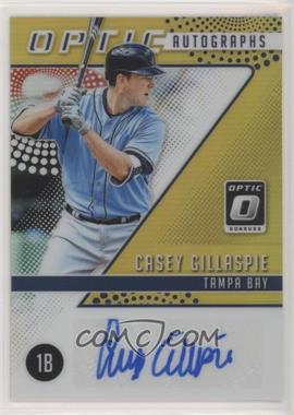 2018 Panini Donruss Optic - Optic Autographs - Gold Prizm #OA-CG - Casey Gillaspie /10