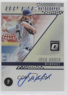 2018 Panini Donruss Optic - Optic Autographs #OA-JH - Josh Hader