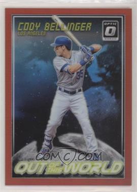 2018 Panini Donruss Optic - Out of this World - Red Prizm #OW9 - Cody Bellinger /99