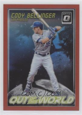 2018 Panini Donruss Optic - Out of this World - Red Prizm #OW9 - Cody Bellinger /99