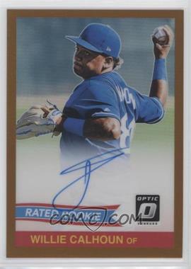 2018 Panini Donruss Optic - Rated Rookie Retro 1984 Signatures - Bronze Prizm #84S-WC - Willie Calhoun