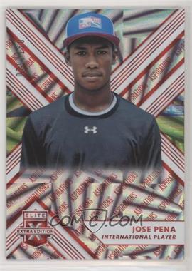 2018 Panini Elite Extra Edition - [Base] - Aspirations Red #172 - Jose Pena /150