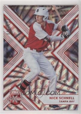 2018 Panini Elite Extra Edition - [Base] - Aspirations Red #31 - Nick Schnell /150