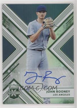 2018 Panini Elite Extra Edition - [Base] - Autographs Emerald #144 - John Rooney /25