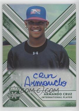 2018 Panini Elite Extra Edition - [Base] - Autographs Emerald #181 - Armando Cruz /25