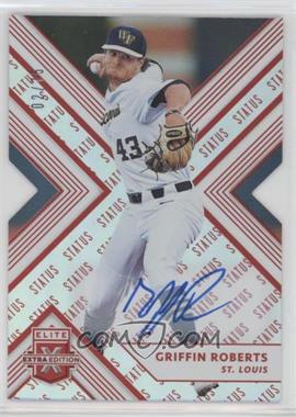 2018 Panini Elite Extra Edition - [Base] - Autographs Status Red Die-Cut #42 - Griffin Roberts /75