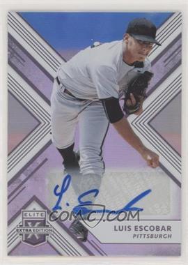 2018 Panini Elite Extra Edition - [Base] - Autographs #123 - Luis Escobar