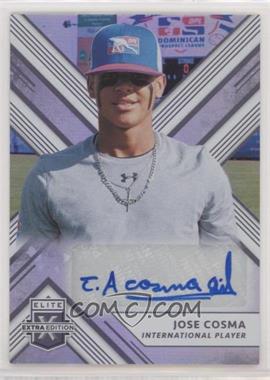 2018 Panini Elite Extra Edition - [Base] - Autographs #168 - Jose Cosma [EX to NM]