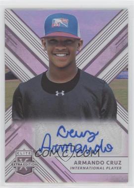 2018 Panini Elite Extra Edition - [Base] - Autographs #181 - Armando Cruz