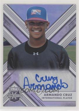 2018 Panini Elite Extra Edition - [Base] - Autographs #181 - Armando Cruz